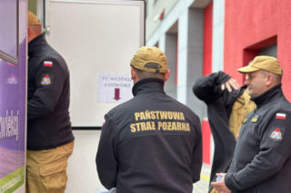 Strażacy ze świętokrzyskiego badają się w pracy