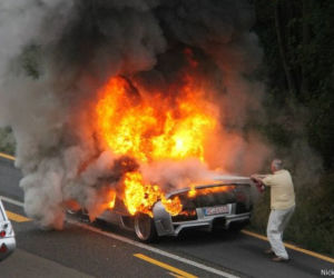 Płonące supersamochody / Lamborghini Murcielago