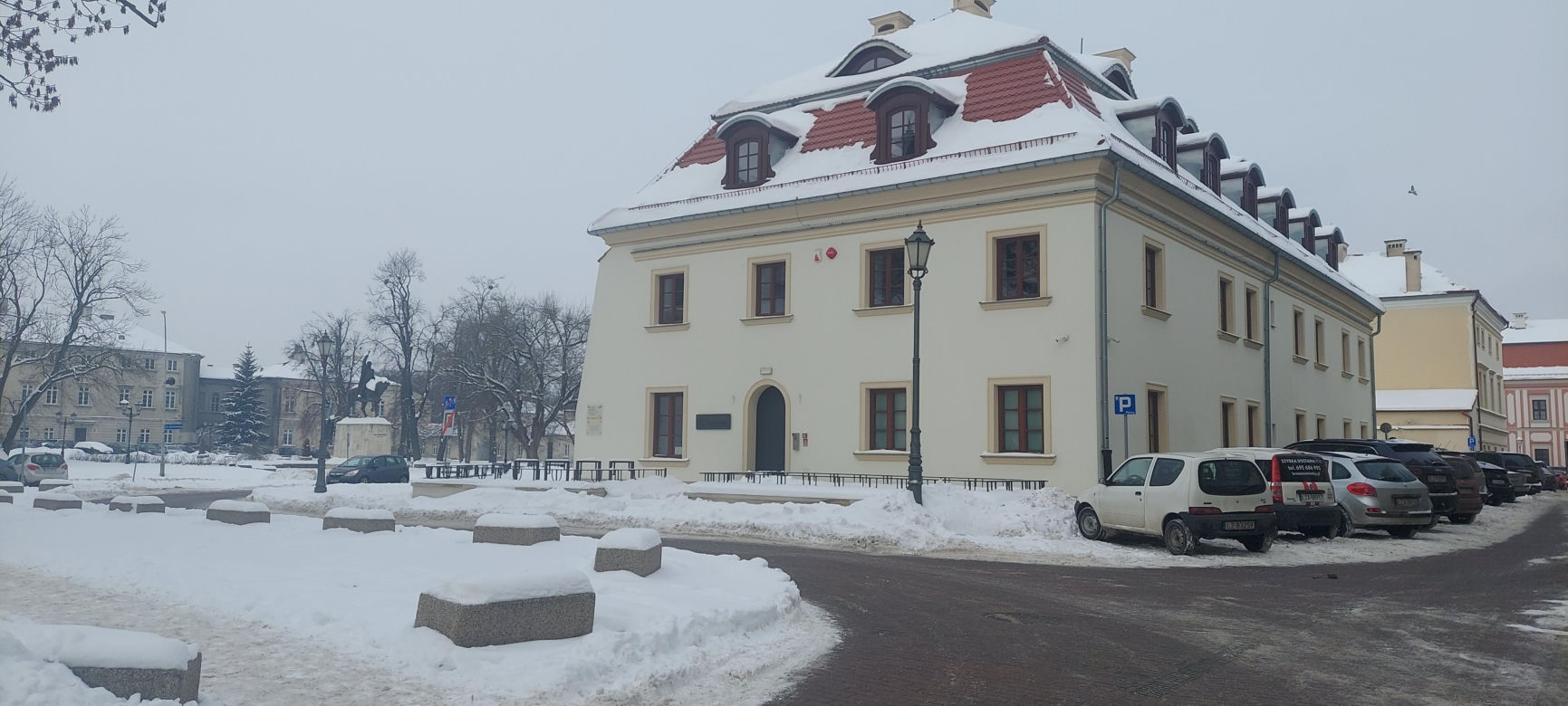 zima w Zamościu