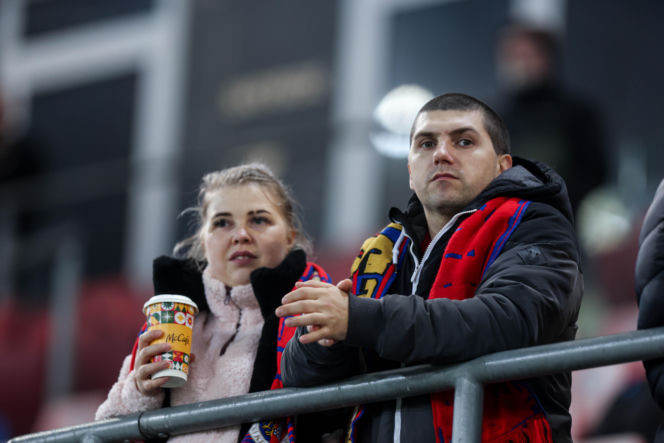 Piast Gliwice - Legia Warszawa, zdjęcia kibiców i zawodników z meczu 18. kolejki PKO BP Ekstraklasy