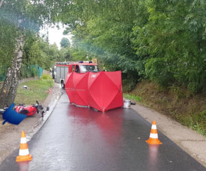 Tragedia pod Bydgoszczą! Nie żyje 44-letni motocyklista! 