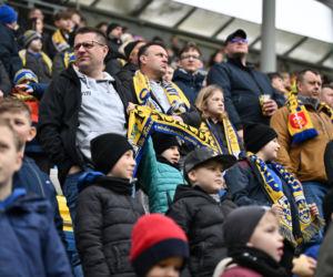 Arka Gdynia - Widzew Łódź: Zdjęcia kibiców i zawodników z meczu 25. kolejki PKO BP Ekstraklasy