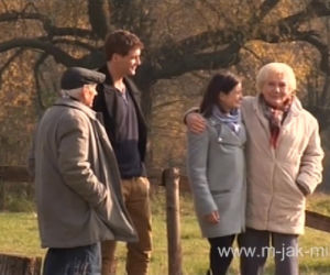 M jak miłość. Kasia (Agnieszka Sienkiewicz), Marcin (Mikołaj Roznerski), Barbara (Teresa Lipowska), Lucjan (Witold Pyrkosz)