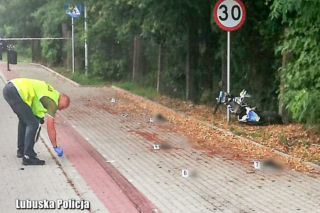 Drezdenko: śmiertelny wypadek na ul. Lema. 16-letni motocyklista miał przed sobą całe życie... Kierowca busa, zamiast pomóc, uciekł!