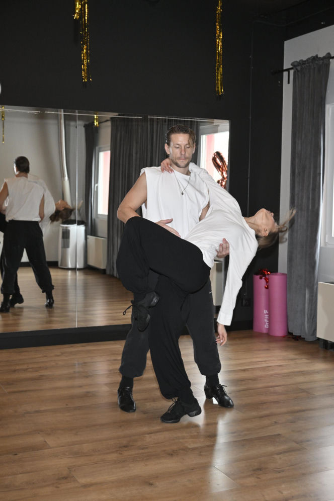 Sebastian Fabijański na probach do "Tańca z Gwiazdami"