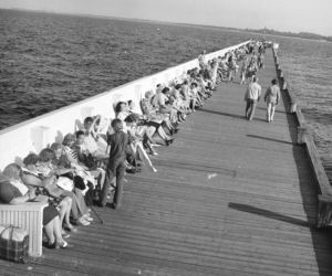 Molo w Sopocie w 1976 roku