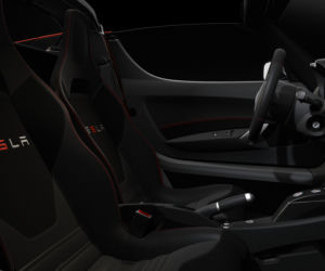 Tesla Roadster - wnętrze samochodu