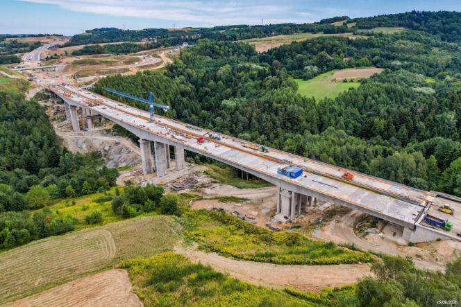 Budowa drogi S19. Najwyższa estakada w Polsce