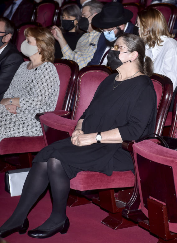 Krystyna Pawłowicz na premierze filmu