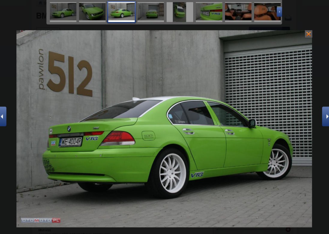 raper Tede sprzedaje swoje BMW 730