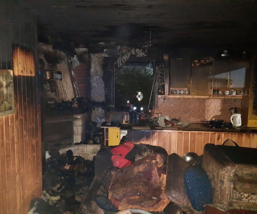 Nowa Wieś. Pożar domu letniskowego [30.11.2020]