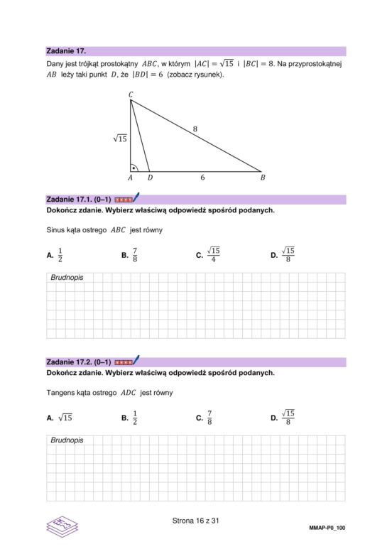 Matura próbna z matematyki. Mamy arkusz zadań CKE 