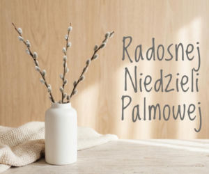 Kartka na Niedzielę Palmową