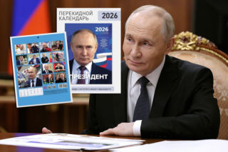 Putin na każdy miesiąc. Jest twarzą kalendarza. W lutym ćwiczy judo, w czerwcu gra na pianinie