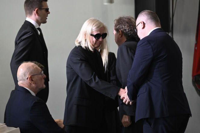 Politycy i dziennikarze na pogrzebie Andrzeja Morozowskiego