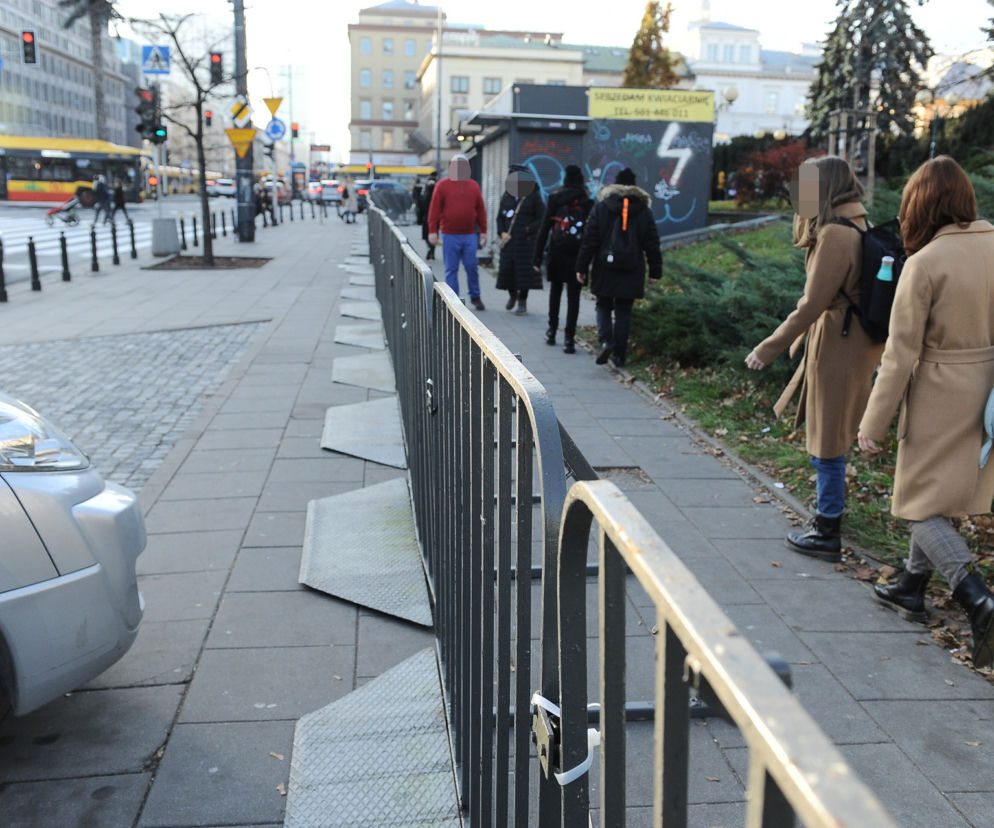 Tak wygląda centrum Warszawy przed Marszem Niepodległości