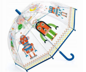 Parasol Djeco, chłopięcy - z robotami