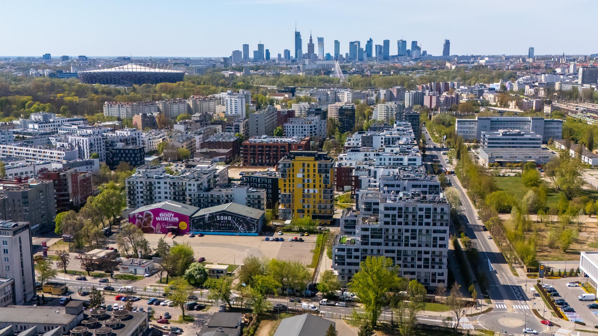 Nowe osiedla na Kamionku w Warszawie