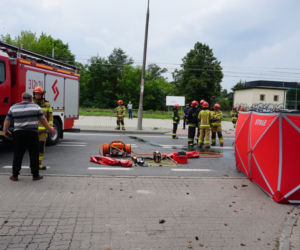 Śmiertelny wypadek z udziałem motocyklisty w Radości