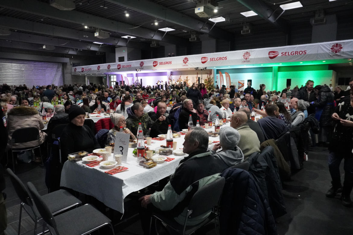 Wigilia Caritas Poznań 2024 