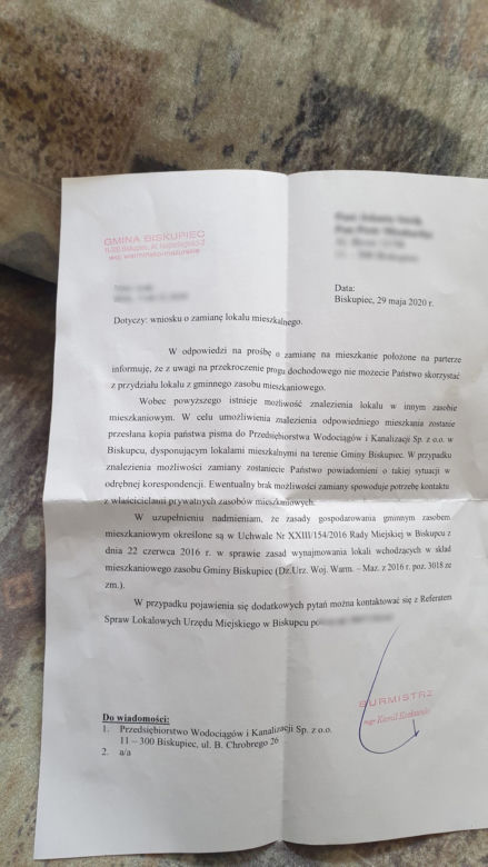Dramat niepełnosprawnej pary z Biskupca