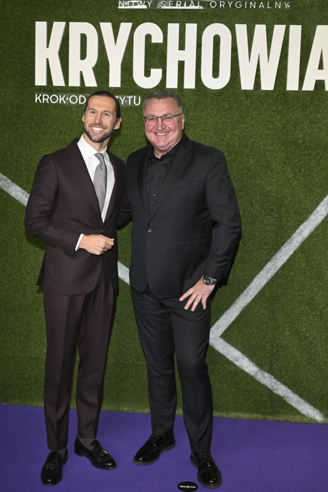 Czesław Michniewicz na premierze