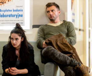 Komisarz Mama odc. 2. Roma Mazur (Anna Matysiak), Jan Rybczyński (Arkadiusz Smoleński)