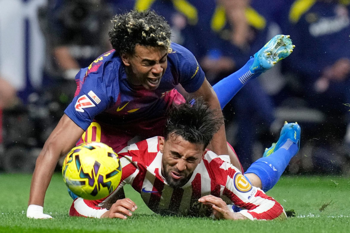 FC Barcelona - Atletico Madryt: Lamine Yamal