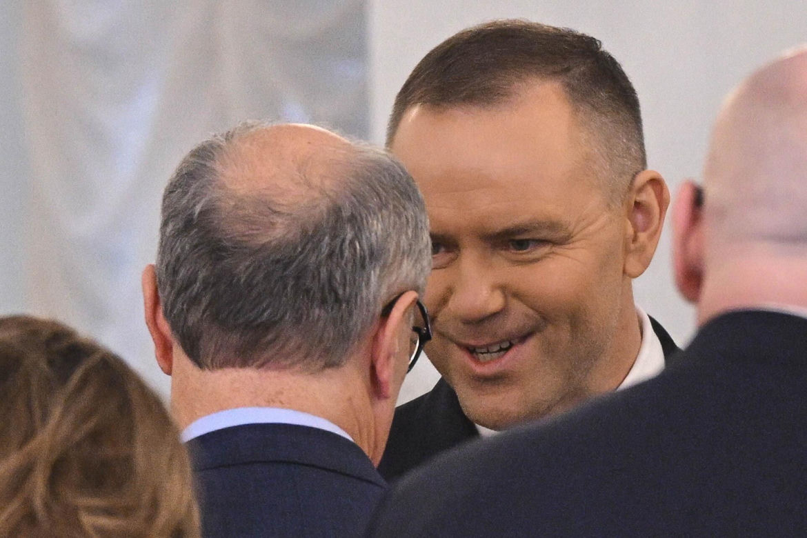 Lawina komentarzy. W sieci zawrzało po wystąpieniu Nawrockiego na RBN