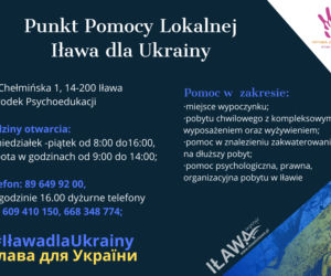 Pomoc Ukraińcom w Iławie. Niezbędnik od władz miasta