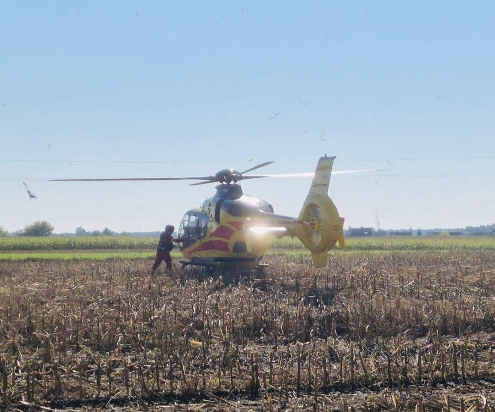 Tragedia na terenie żwirowni. Blisko godzinę walczyli o życie 41-latka