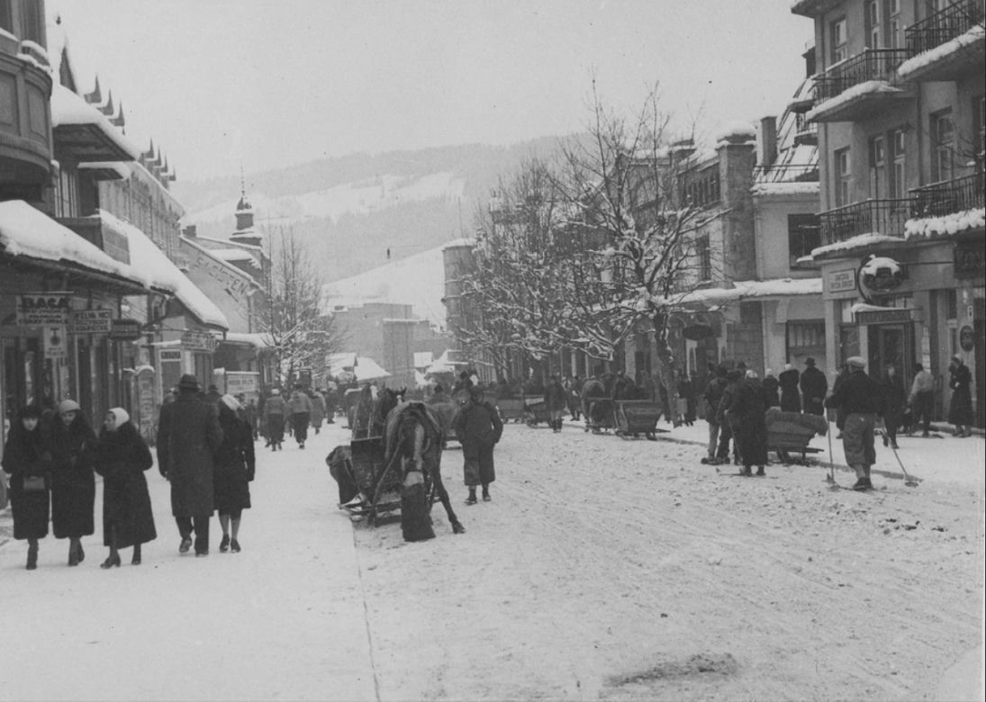 Zakopane: zima na Krupówkach sto lat temu