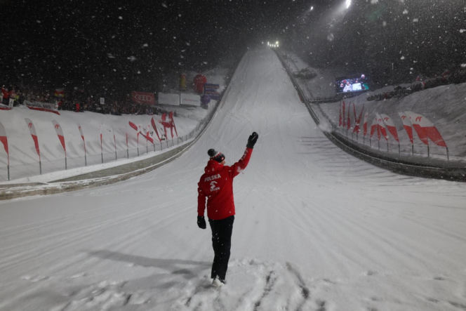 Kamil Stoch podczas ostatniego kunkursu PŚ w Zakopanem