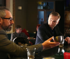 M jak miłość odc. 1137. Andrzej Budzyński (Krystian Wieczorek), Adam Werner (Jacek Kopczyński)