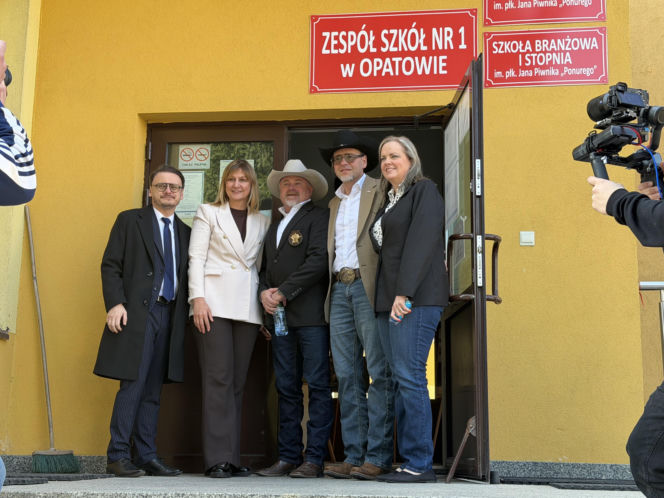 Szeryf hrabstwa Calhoun w Teksasie Bobby Vickery z wizytą w Polsce