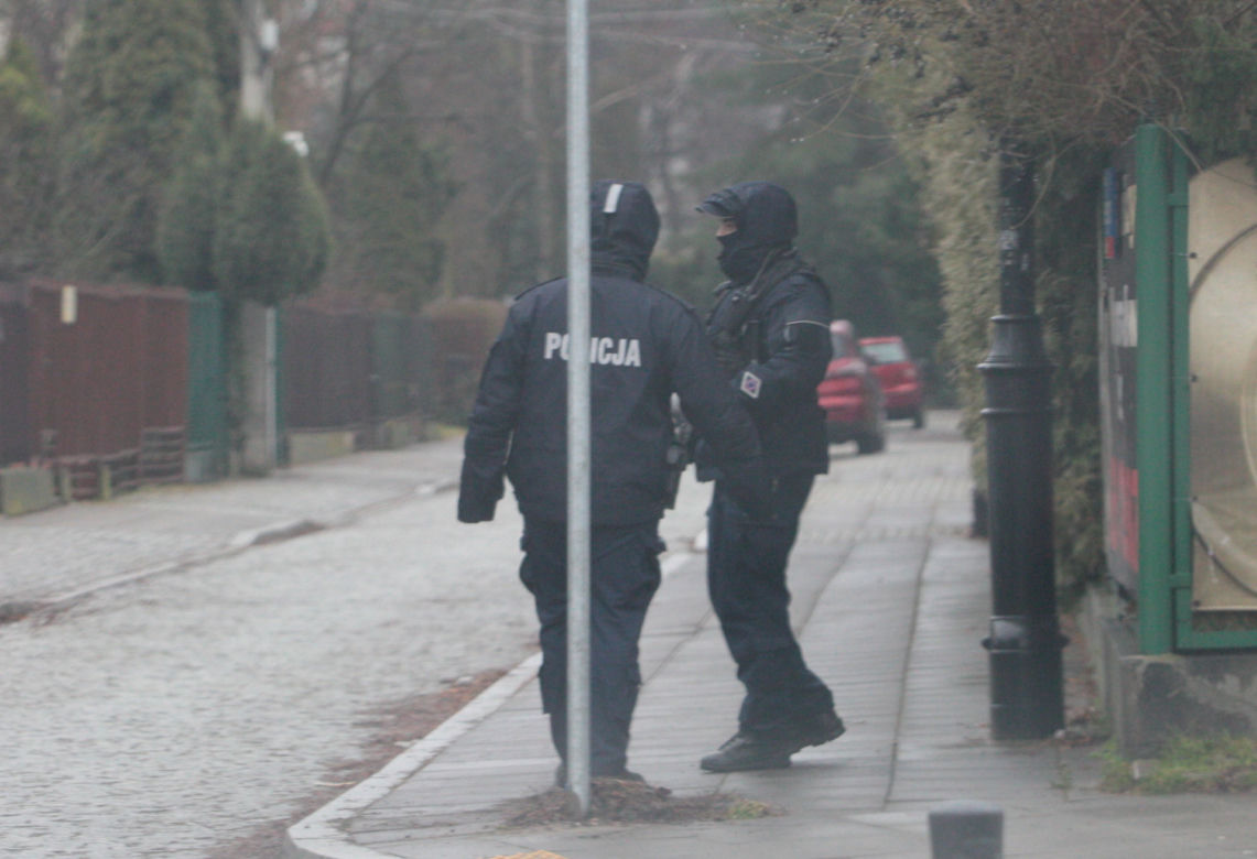 Policja pilnuje domu Jarosława Kaczyńskiego w Sylwestra
