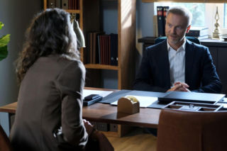 M jak miłość odc. 1917. Paulina Lipska-Jabłońska (Maria Wieczorek), Andrzej Budzyński (Krystian Wieczorek)