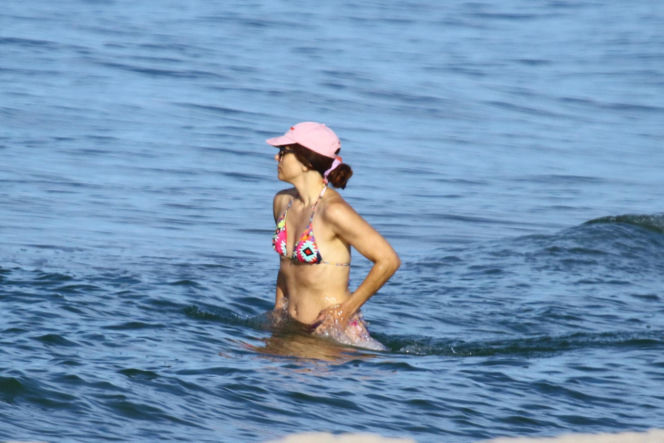 Anna Czartoryska-Niemczycka na plaży