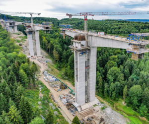 Budowa drogi S19. Najwyższa estakada w Polsce