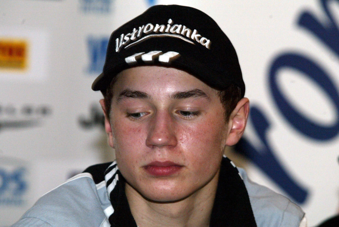 Kamil Stoch zaczyna skakać