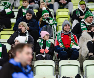 Lechia Gdańsk - Górnik Zabrze, zdjęcia kibiców i zawodników z meczu 18, kolejki PKO BP Ekstraklasy