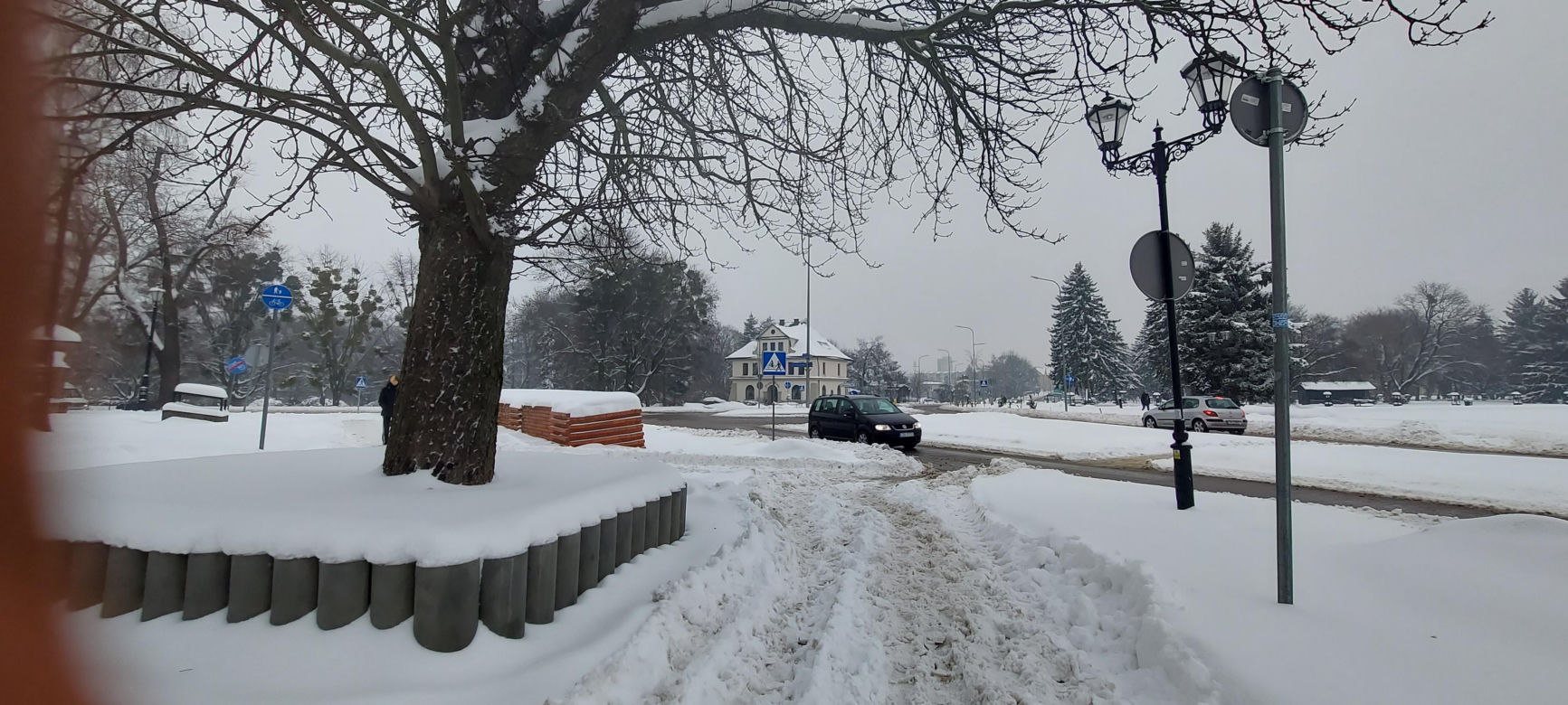 zima w Zamościu