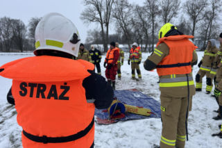 Strażackie ćwiczenia