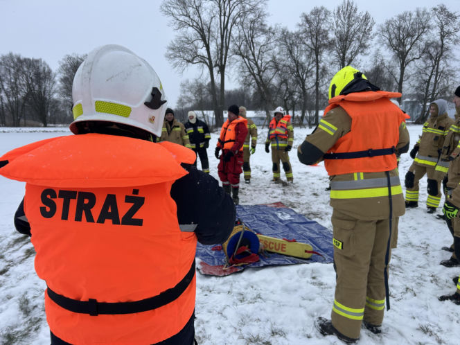 Strażackie ćwiczenia