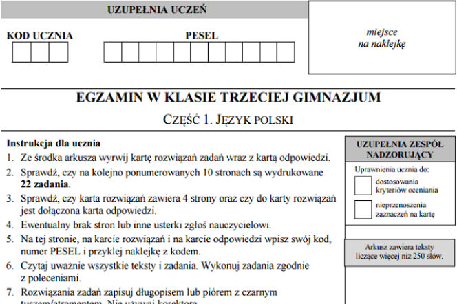 Egzamin gimnazjalny 2018 - PRZECIEKI: język polski. Co będzie na egzaminie 18.04.2018?