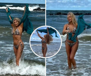 Szał na plaży nad Bałtykiem. Ewa z Sanatorium miłości zrzuciła ubrania. Co za figura w bikini! 