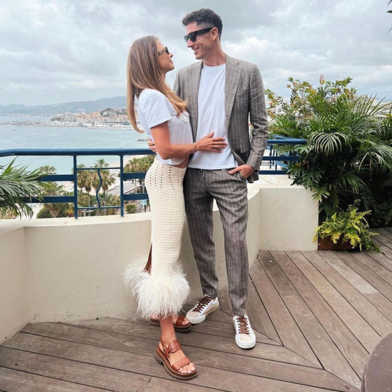 Lewandowscy brylują w Cannes. Ania w sukni za kilkanaście tysięcy
