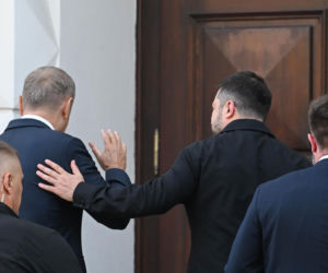 Wołodymyr Zełenski spotkał się z Donaldem Tuskiem