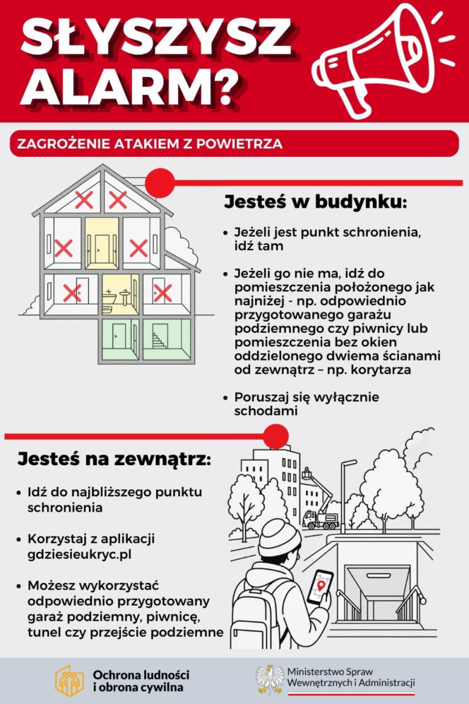 Co zrobić jak zawyją syreny?