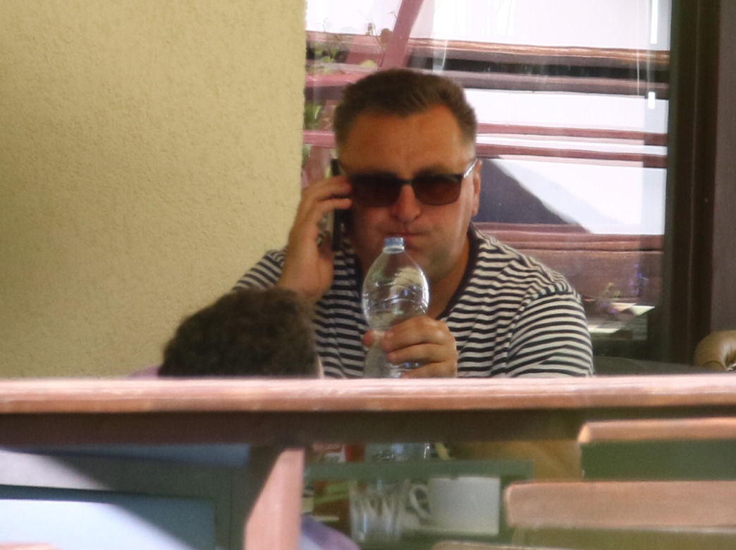 Czesław Michniewicz w restauracji